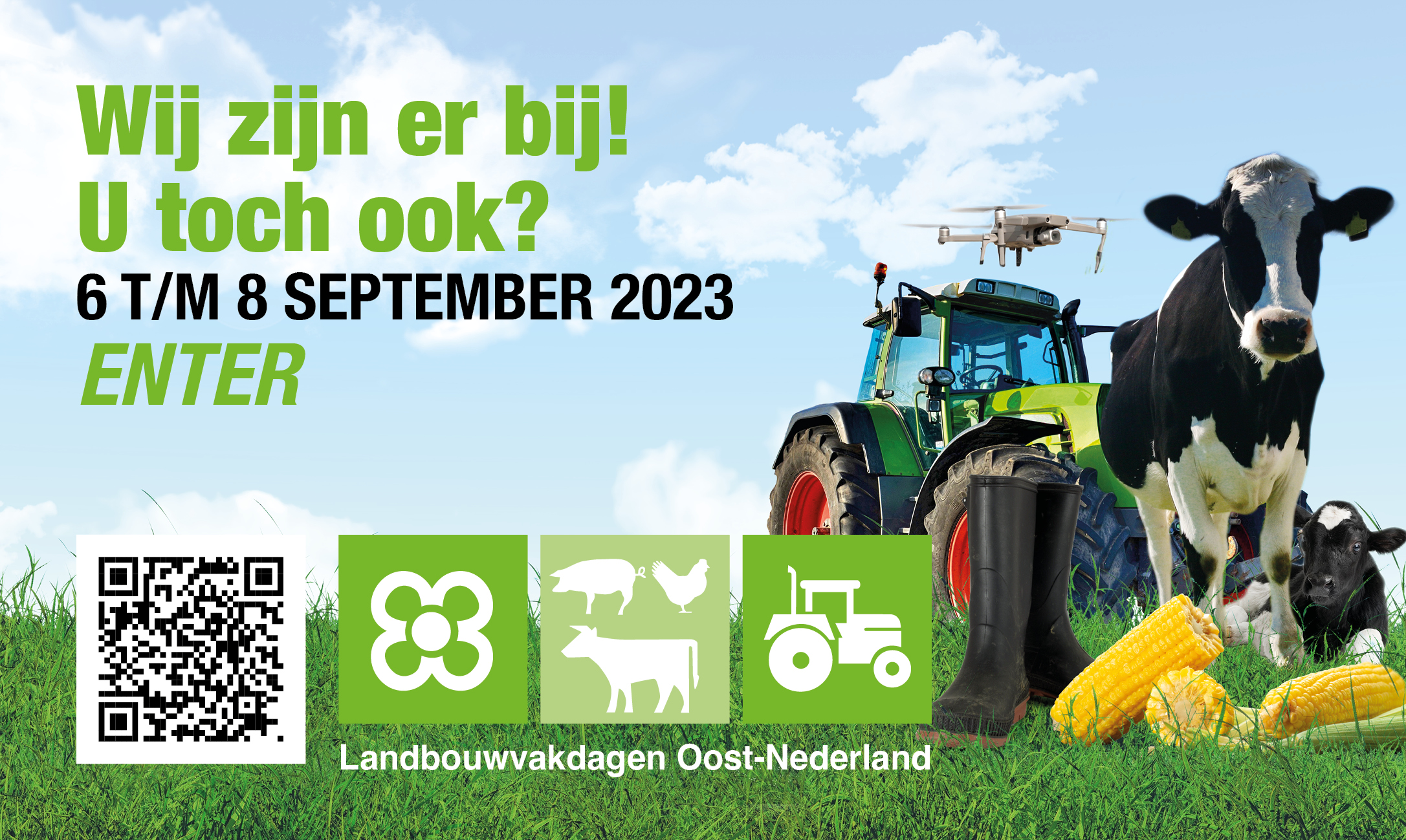 Bezoek ons op de Landbouwvakdagen Oost-Nederland 